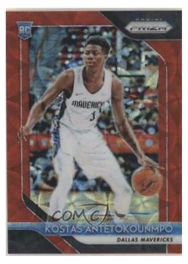 2018-19 Panini Prizm Base Set Kostas Antetokounmpo #22 card