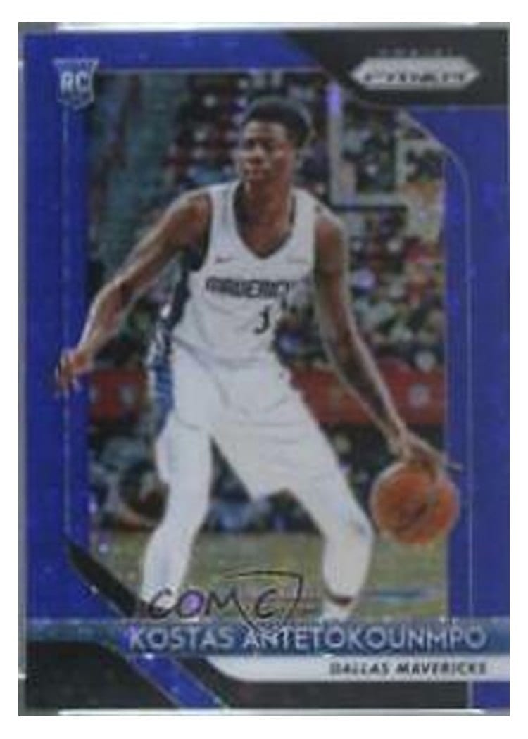 2018-19 Panini Prizm Base Set Kostas Antetokounmpo #22 card