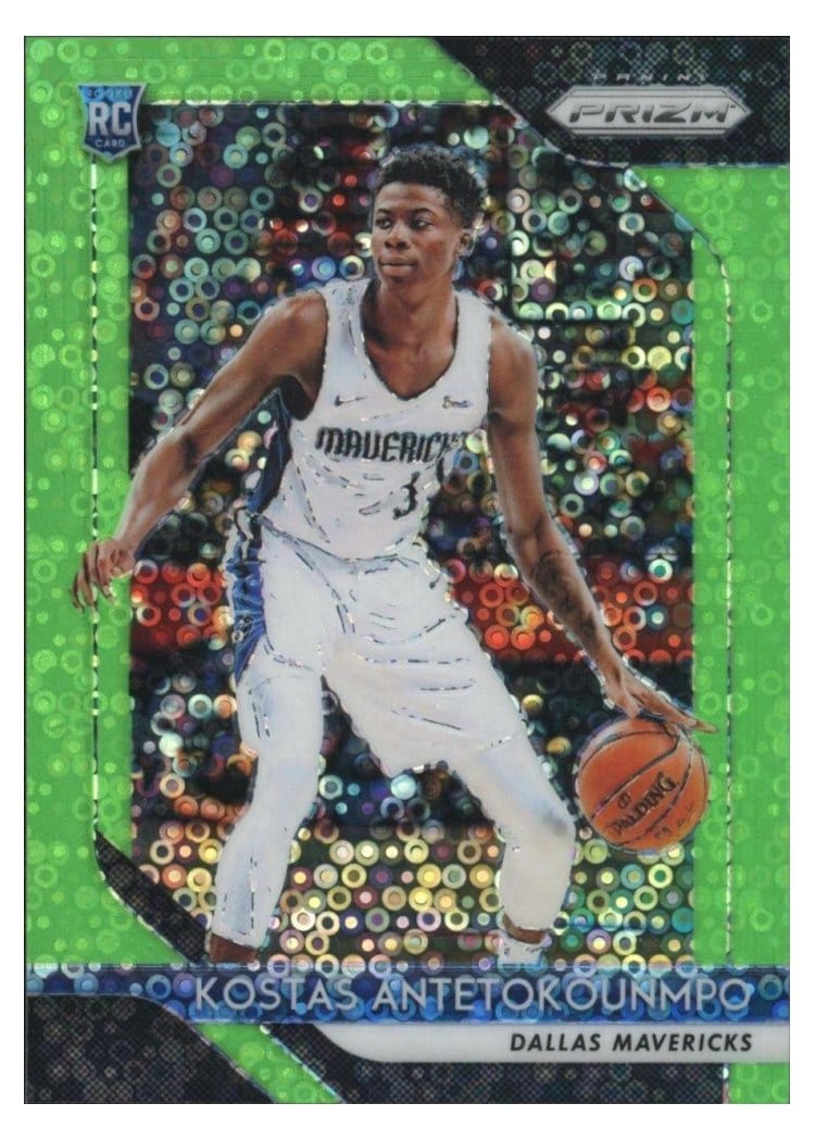 2018-19 Panini Prizm Base Set Kostas Antetokounmpo #22 card