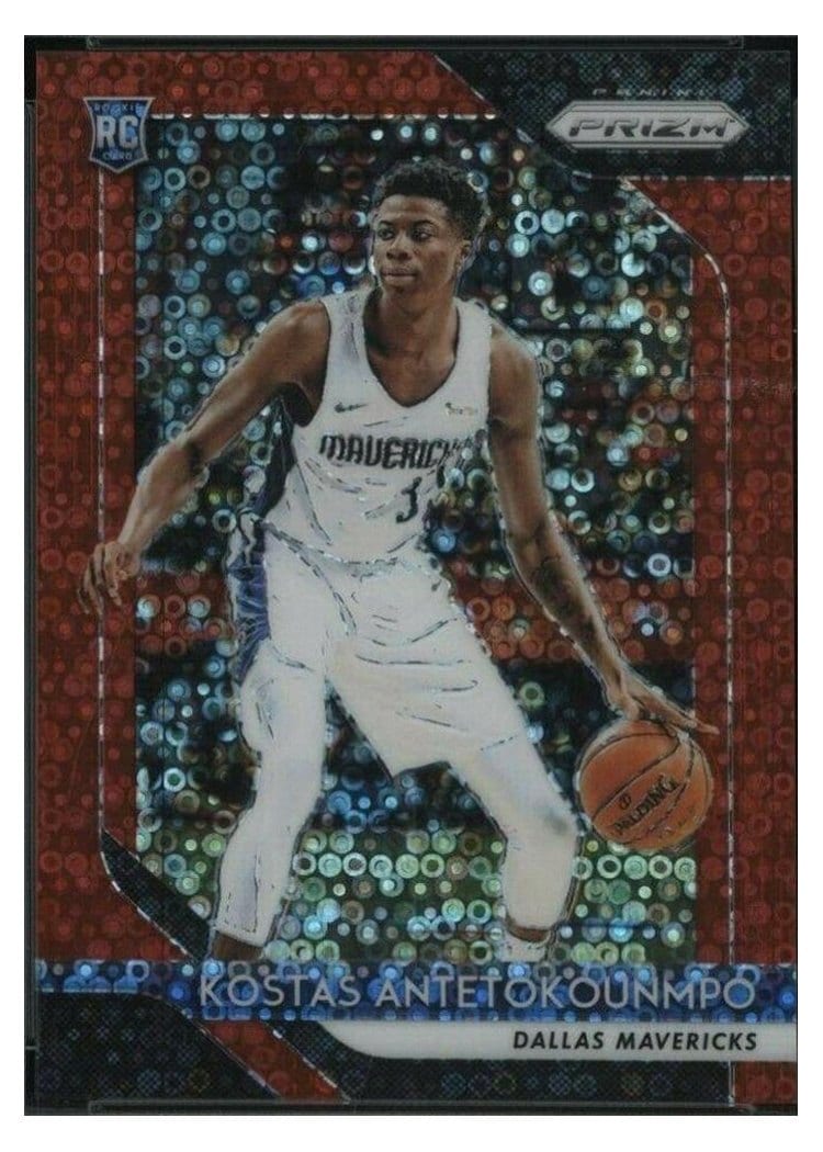 2018-19 Panini Prizm Base Set Kostas Antetokounmpo #22 card