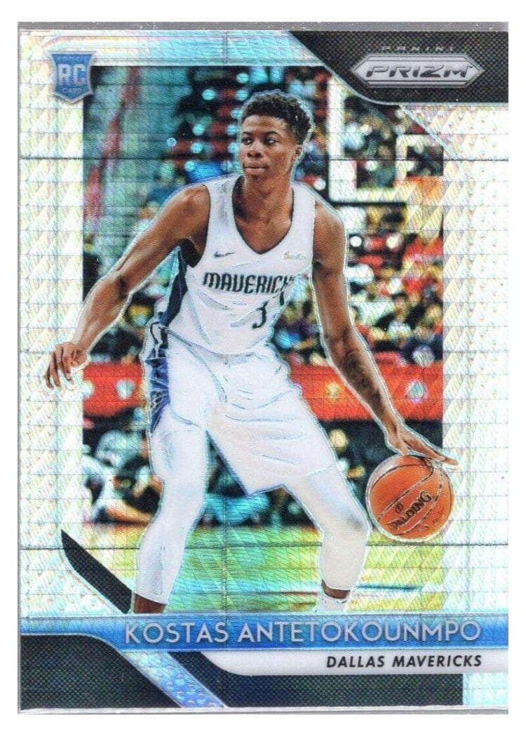 2018-19 Panini Prizm Base Set Kostas Antetokounmpo #22 card