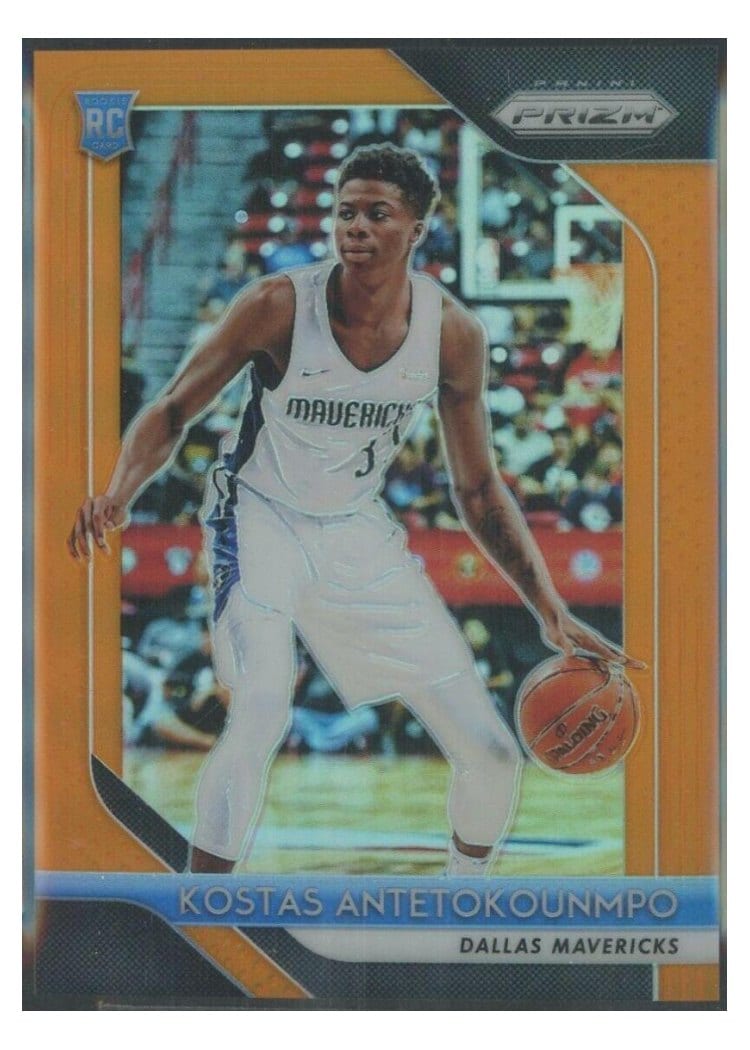 2018-19 Panini Prizm Base Set Kostas Antetokounmpo #22 card