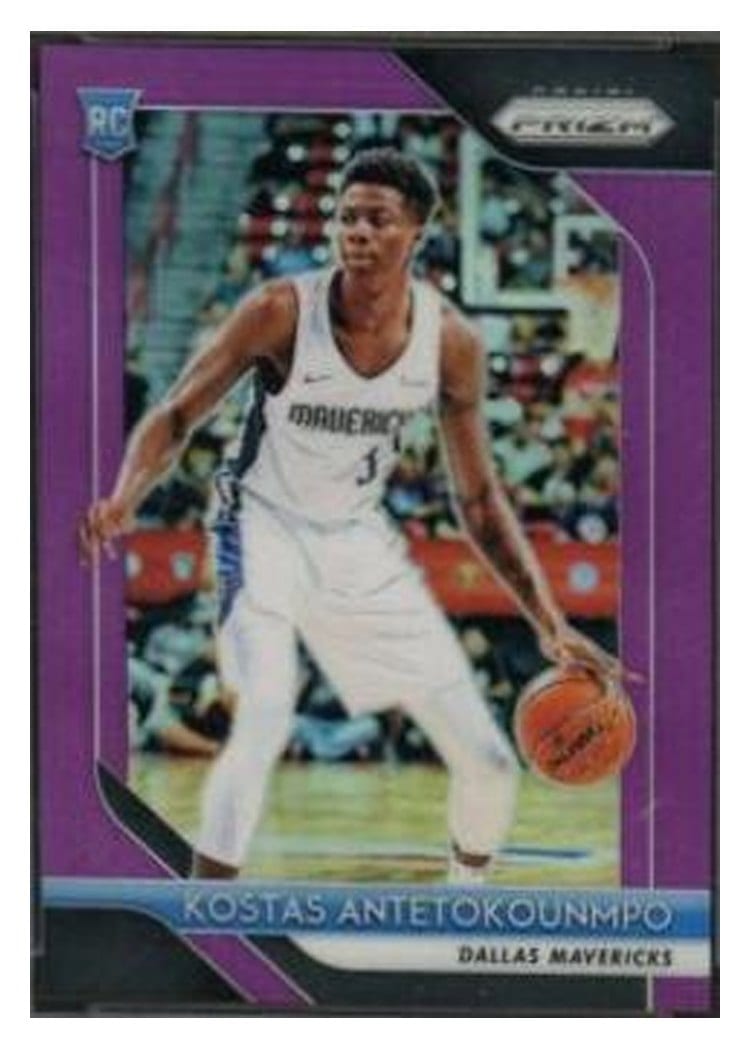 2018-19 Panini Prizm Base Set Kostas Antetokounmpo #22 card