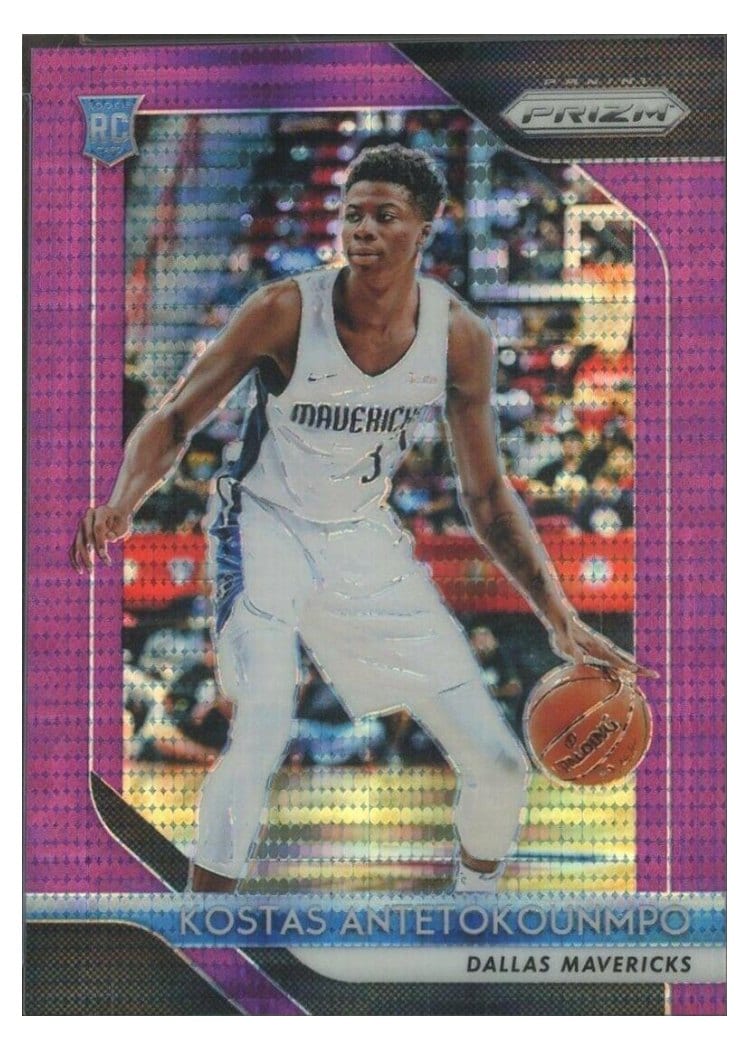 2018-19 Panini Prizm Base Set Kostas Antetokounmpo #22 card