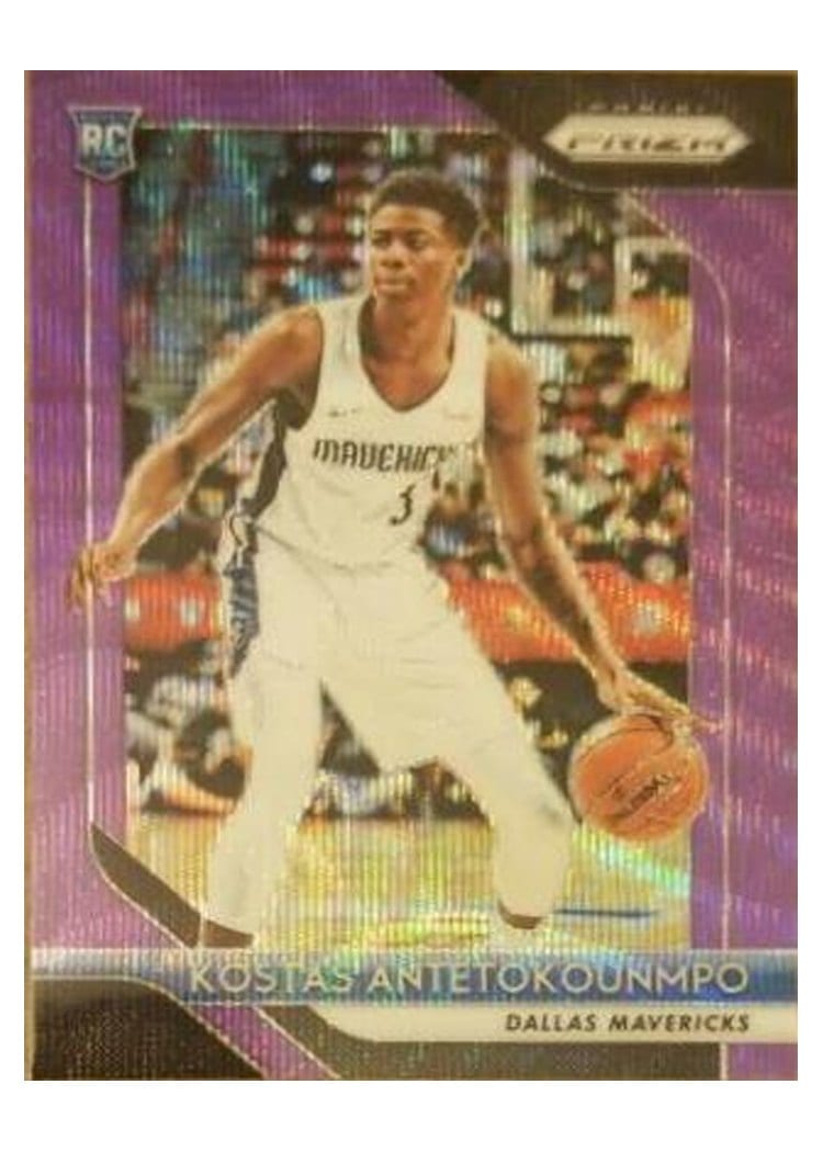 2018-19 Panini Prizm Base Set Kostas Antetokounmpo #22 card