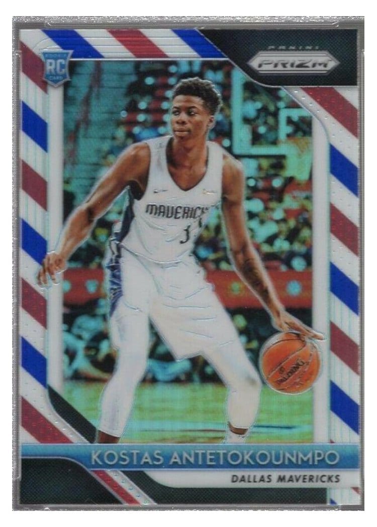 2018-19 Panini Prizm Base Set Kostas Antetokounmpo #22 card
