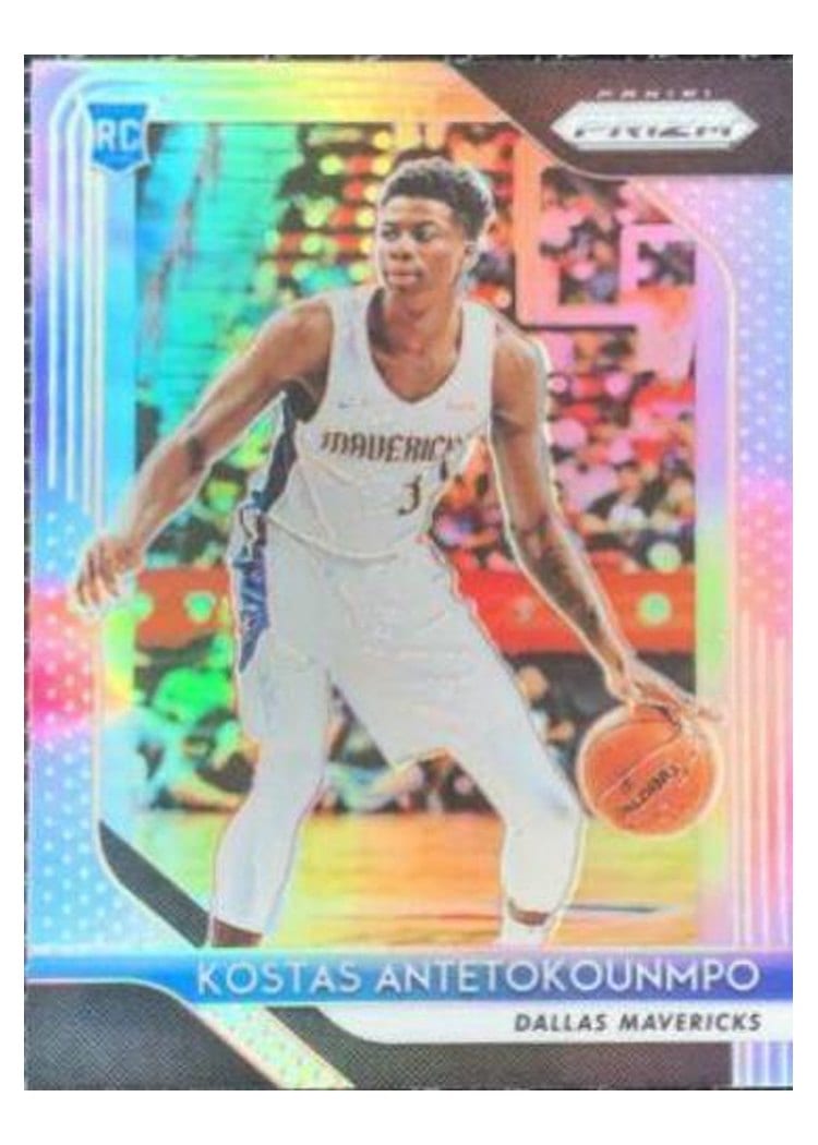 2018-19 Panini Prizm Base Set Kostas Antetokounmpo #22 card