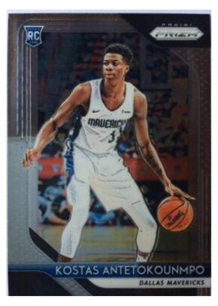 2018-19 Panini Prizm Base Set Kostas Antetokounmpo #22 card