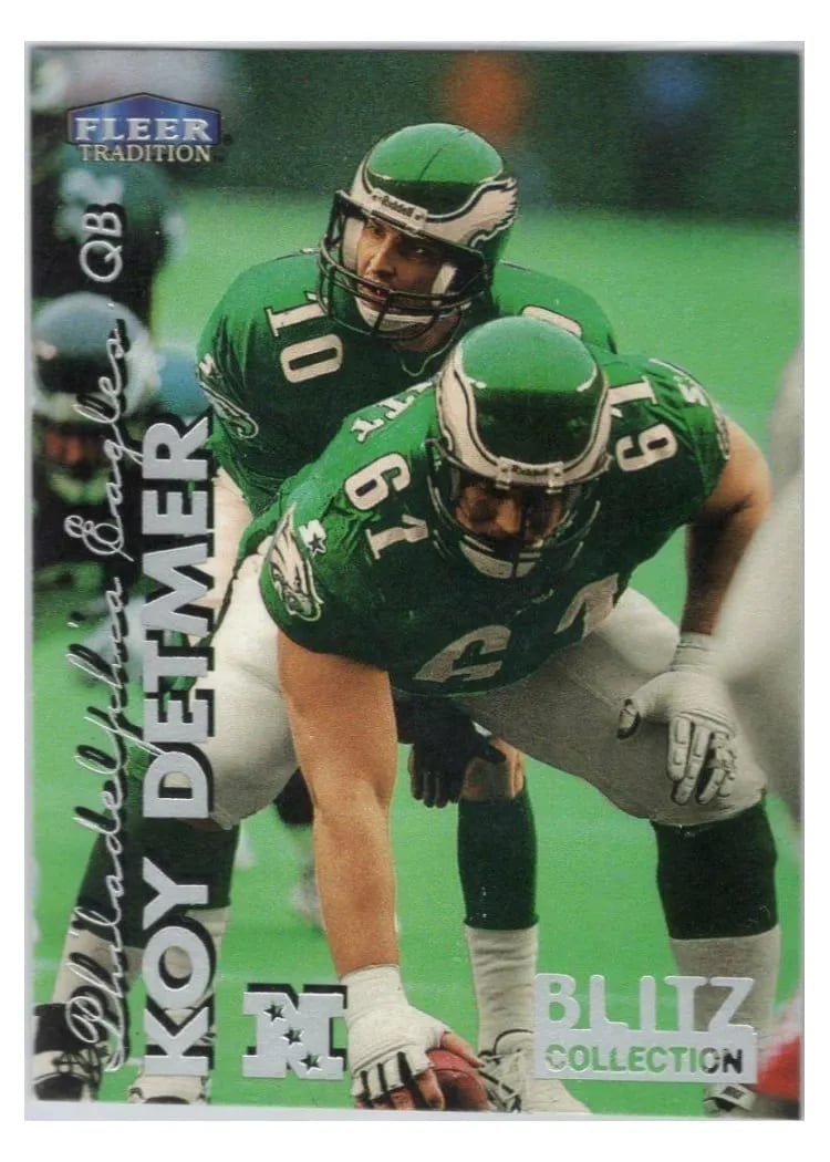 1999 Fleer Koy Detmer #61 card