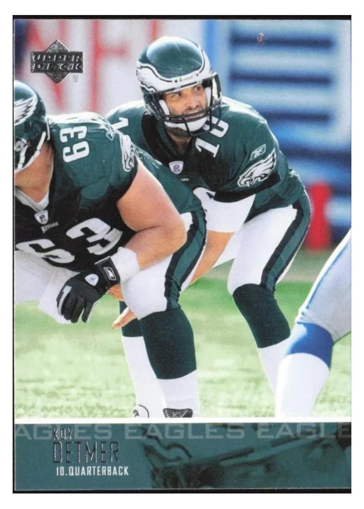 2003 Upper Deck Koy Detmer #18 card