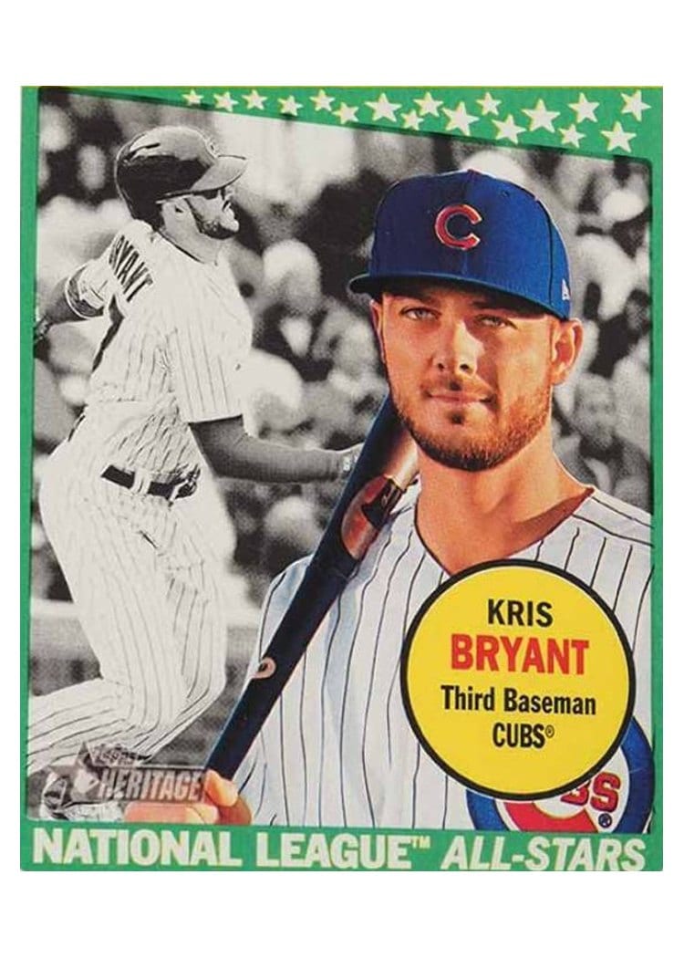 2018 Topps Heritage Base Set Kris Bryant #362 card