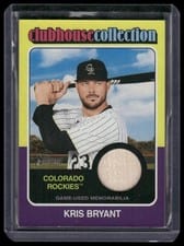 2024 Topps Heritage Clubhouse Collection Relic Kris Bryant #CCR-KB card
