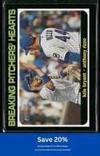 2020 Topps Heritage Combo Cards Kris Bryant / Anthony Rizzo #CC-2 card