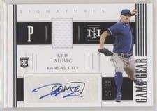 2021 Panini National Treasures Game Gear Materials Signatures Kris Bubic #GGS-KB card