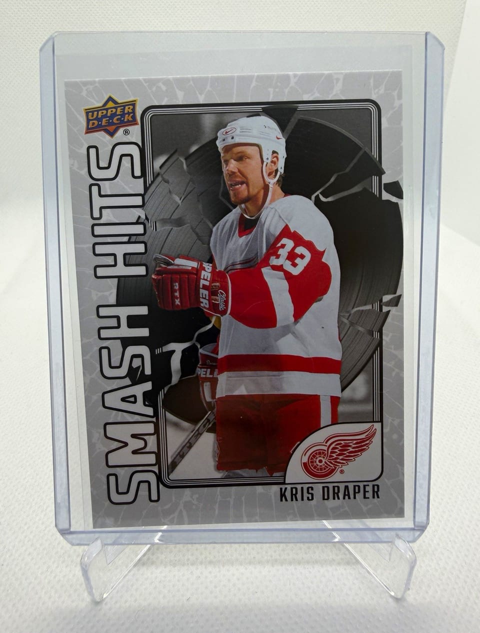 2025-26 Upper Deck Detroit Red Wings Centennial Smash Hits Kris Draper #SH-10 card