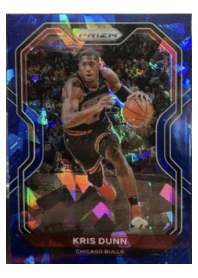 2020-21 Panini Prizm Base Set Kris Dunn Blue Ice Prizm #101 card