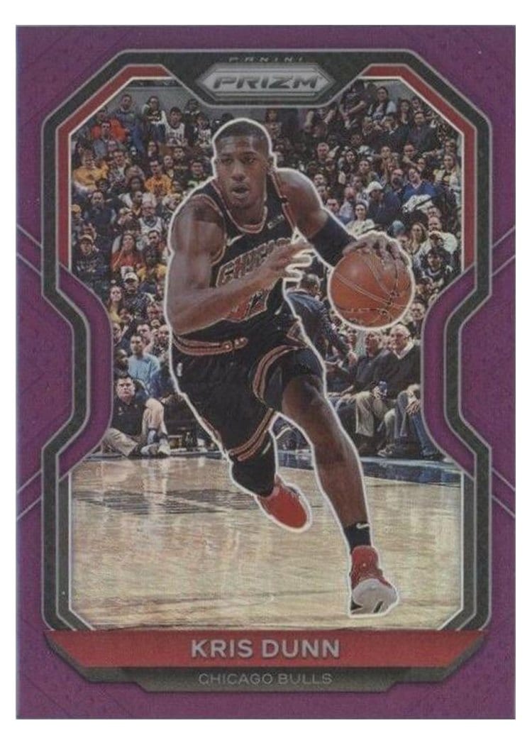 2020-21 Panini Prizm Base Set Kris Dunn Purple Prizm #101 card