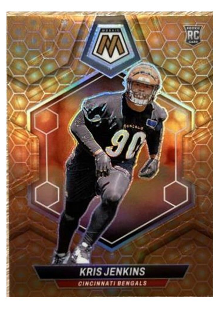 2024 Panini Mosaic Base Set Kris Jenkins Honeycomb #348 card