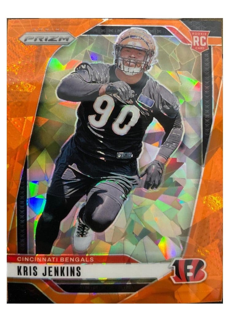 2024 Panini Prizm Base Set Kris Jenkins Orange Ice #364 card
