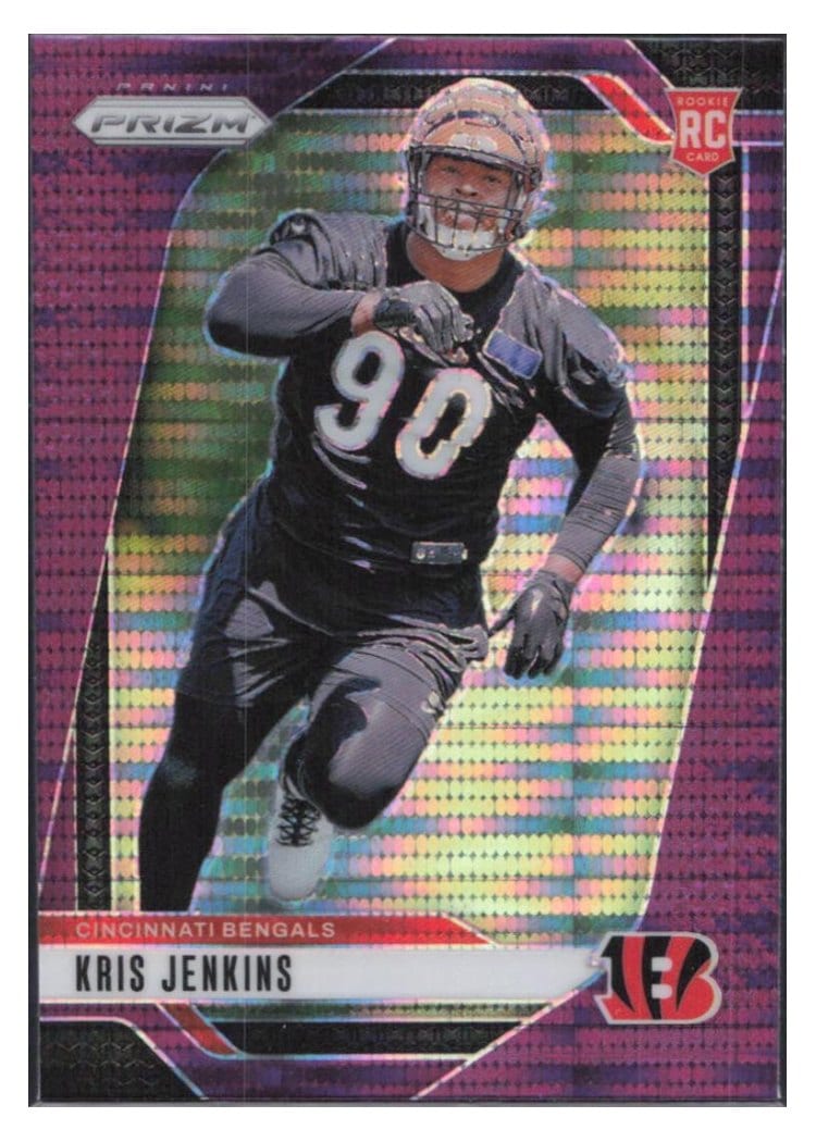 2024 Panini Prizm Base Set Kris Jenkins Purple Pulsar #364 card