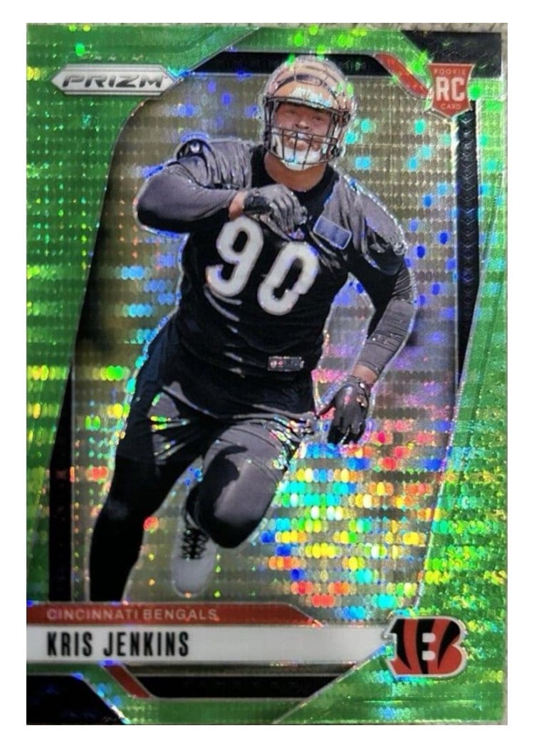 2024 Panini Prizm Base Set Kris Jenkins Neon Green Pulsar #364 card
