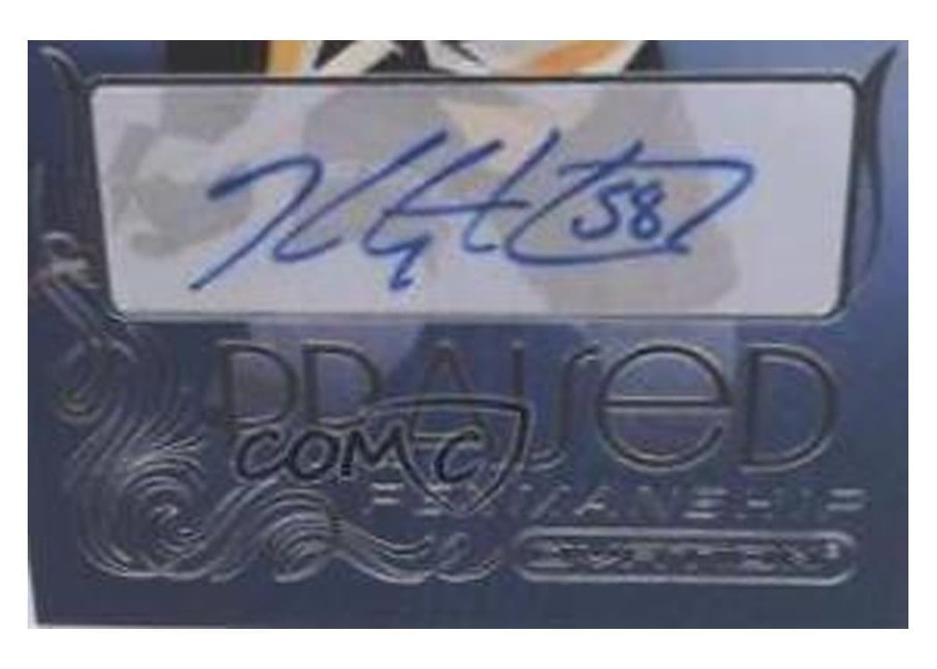 2021-22 Upper Deck Ovation Praised Penmanship Kris Letang #PP-KL card
