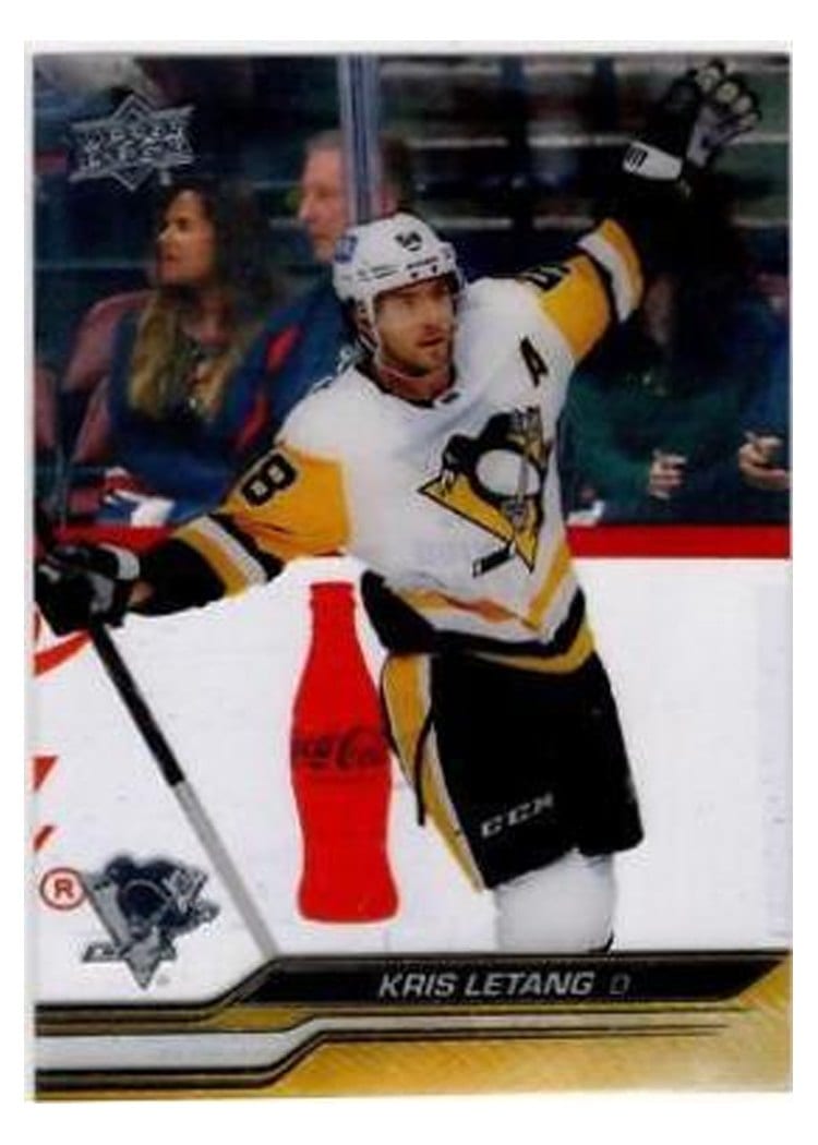 2023-24 Upper Deck Base Set Kris Letang Clear Cut #141 card