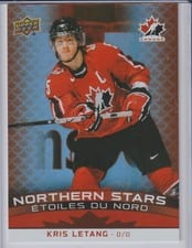 2025-26 Tim Hortons Team Canada Olympic Hockey Northern Stars Kris Letang #NS-9 card
