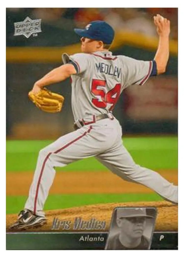 2010 Upper Deck Kris Medlen #71 card