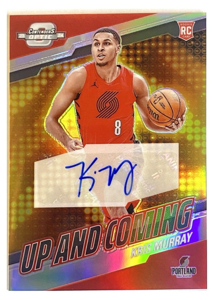 2023-24 Panini Contenders Optic Up and Coming Autographs Kris Murray #UC-KRS card