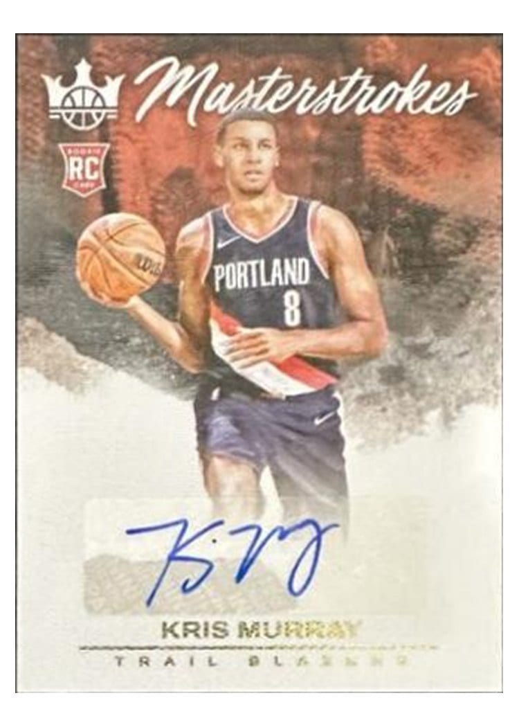 2023-24 Panini Court Kings Masterstrokes Autographs Kris Murray #MS-KRI card