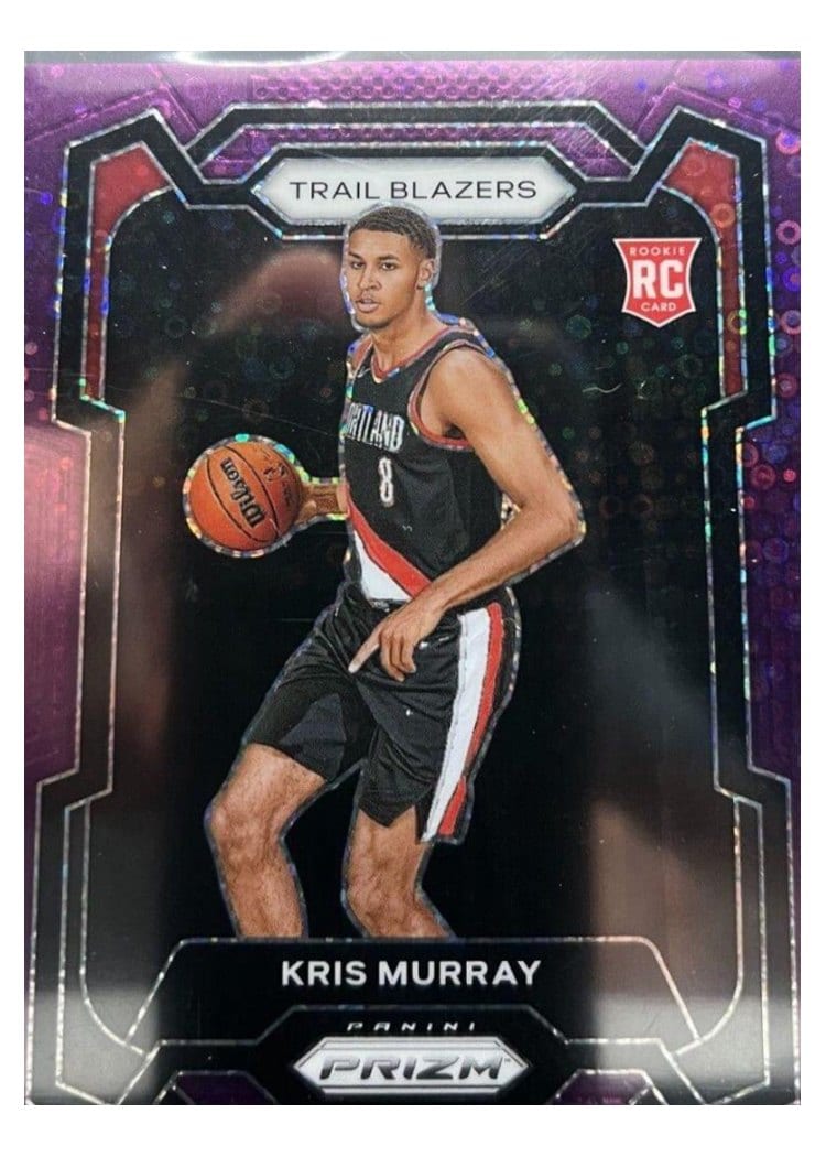 2023-24 Panini Prizm Base Set Kris Murray #142 card