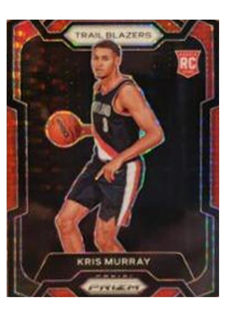 2023-24 Panini Prizm Base Set Kris Murray #142 card