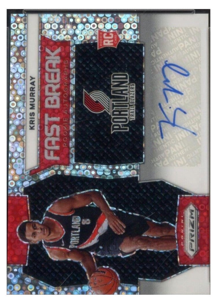 2023-24 Panini Prizm Fast Break Rookie Autographs Kris Murray #FBR-MUR card