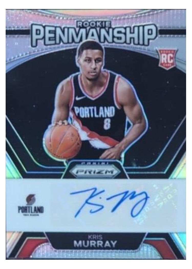 2023-24 Panini Prizm Rookie Penmanship Kris Murray #RP-MUR card