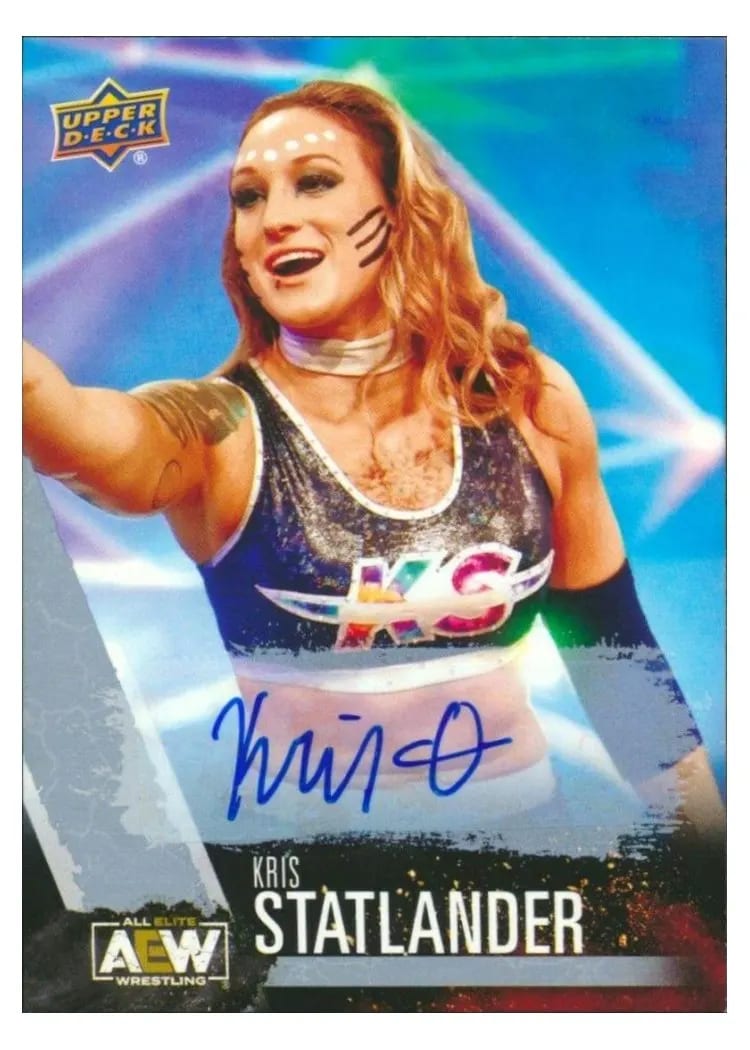 2021 Upper Deck AEW Kris Statlander Autograph #2 card