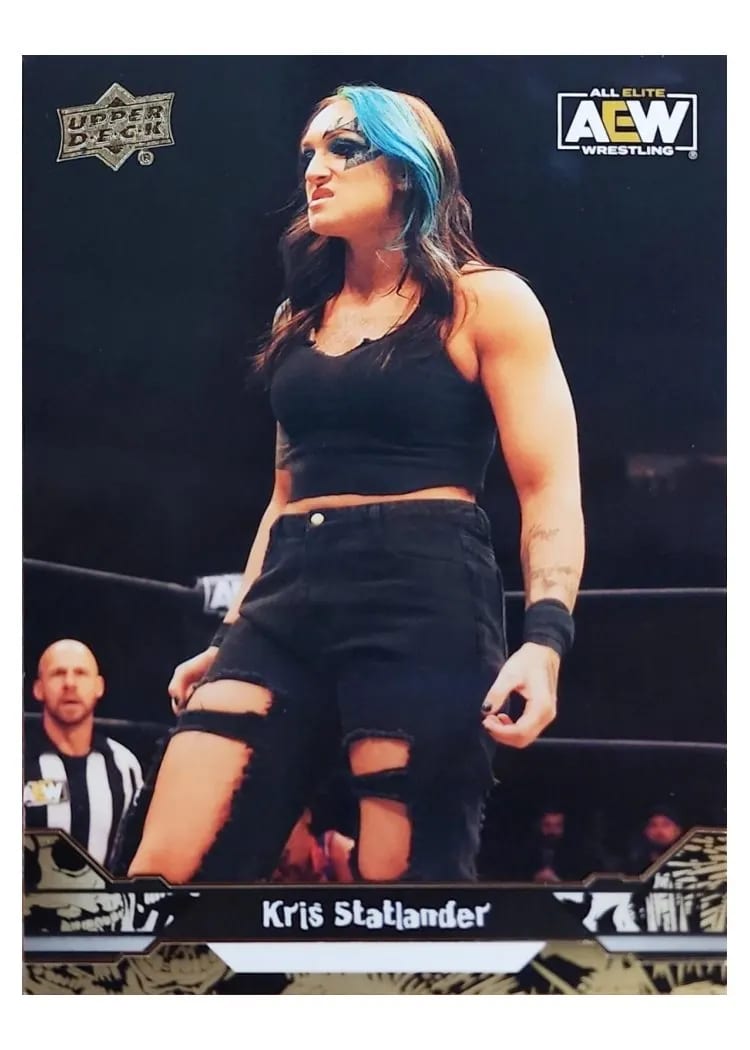 2023 Upper Deck AEW Kris Statlander Gold #5 card