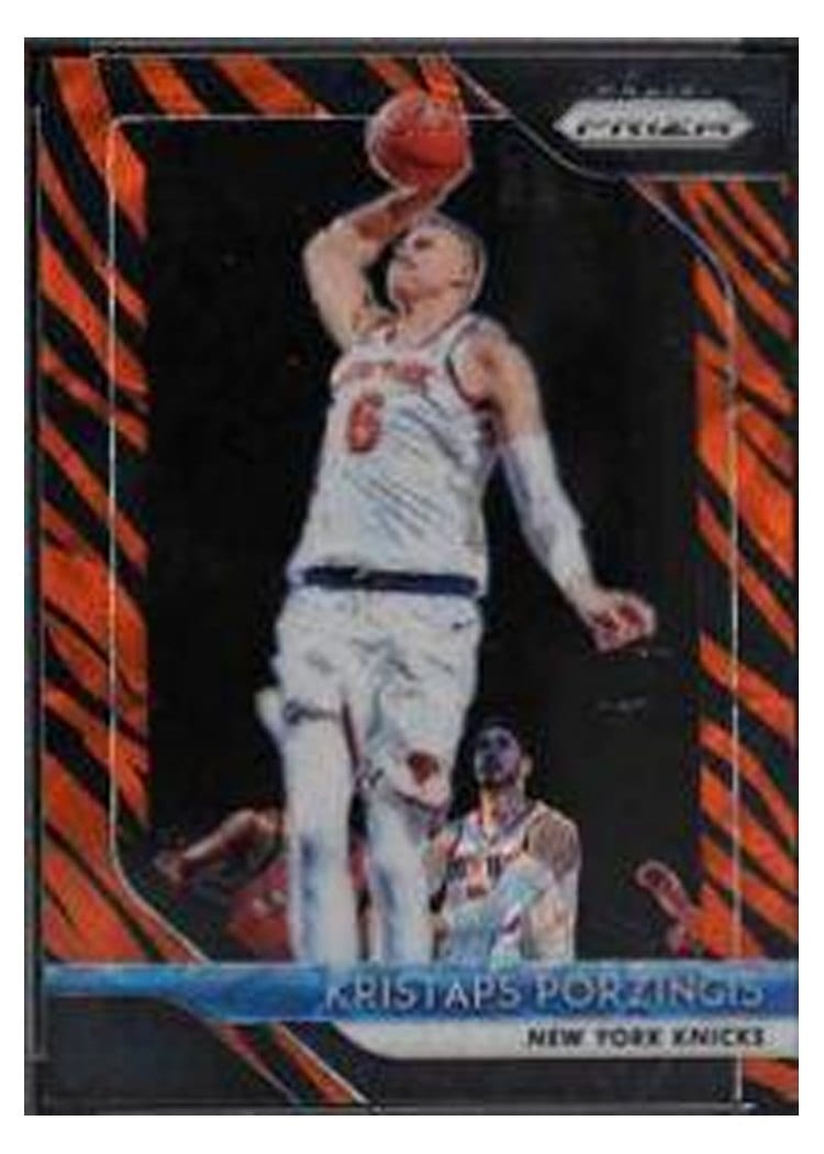 2018-19 Panini Prizm Base Set Kristaps Porzingis #267 card