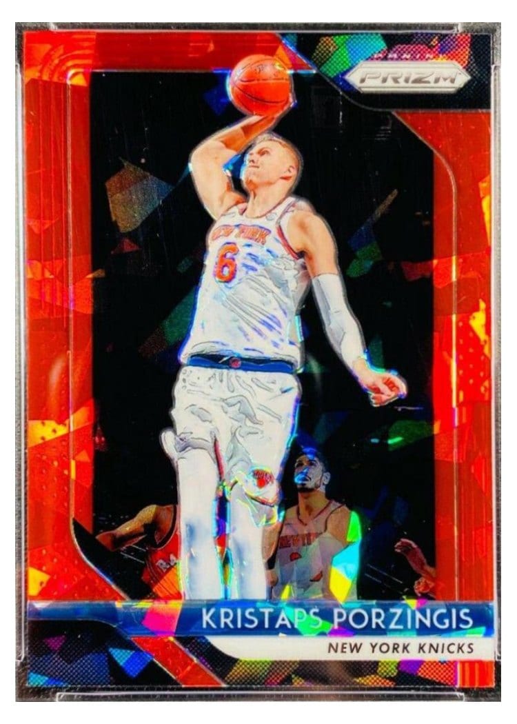 2018-19 Panini Prizm Base Set Kristaps Porzingis #267 card