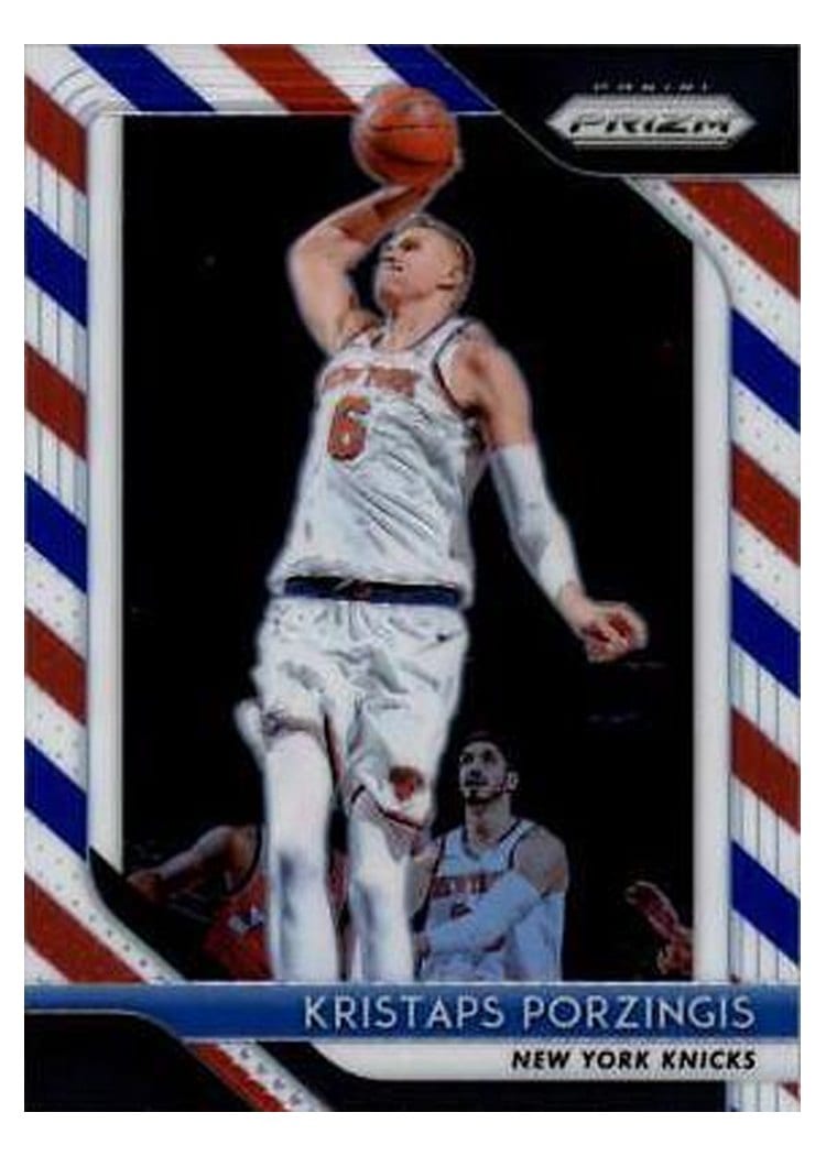 2018-19 Panini Prizm Base Set Kristaps Porzingis #267 card