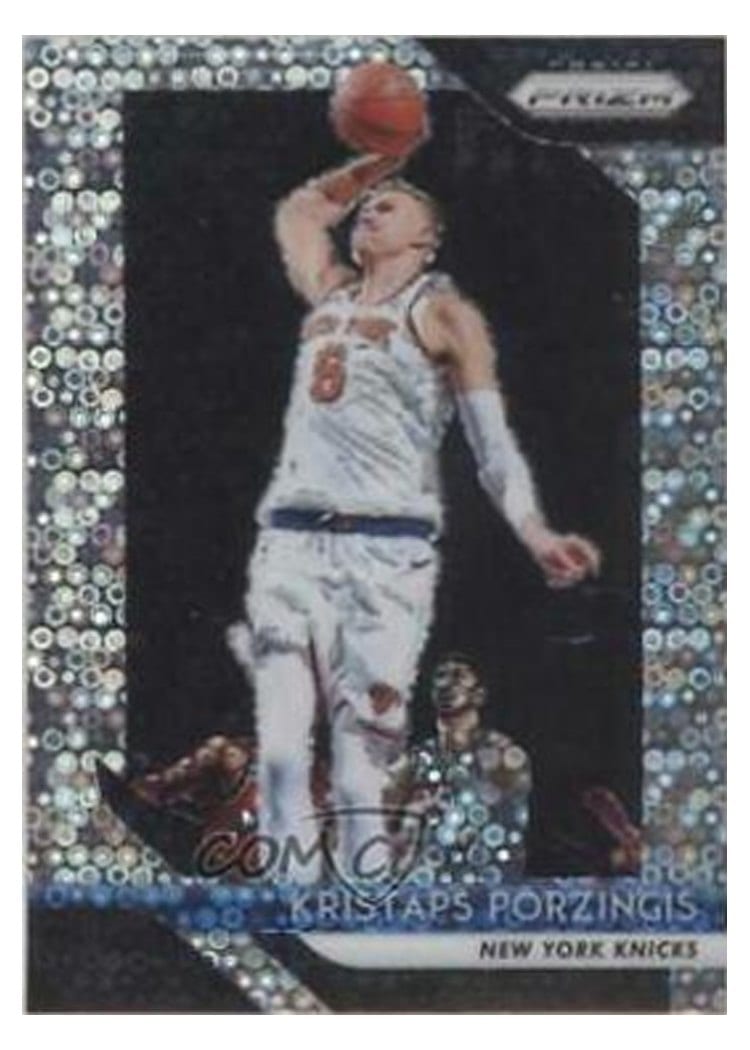 2018-19 Panini Prizm Base Set Kristaps Porzingis #267 card