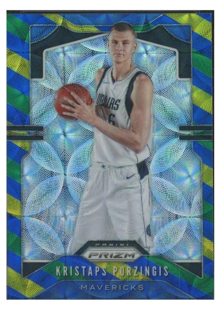 2019-20 Panini Prizm Base Set Kristaps Porzingis #76 card