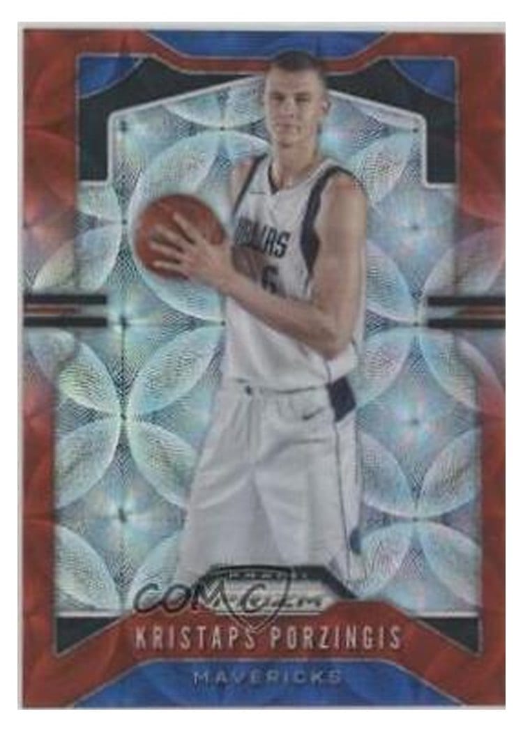 2019-20 Panini Prizm Base Set Kristaps Porzingis #76 card
