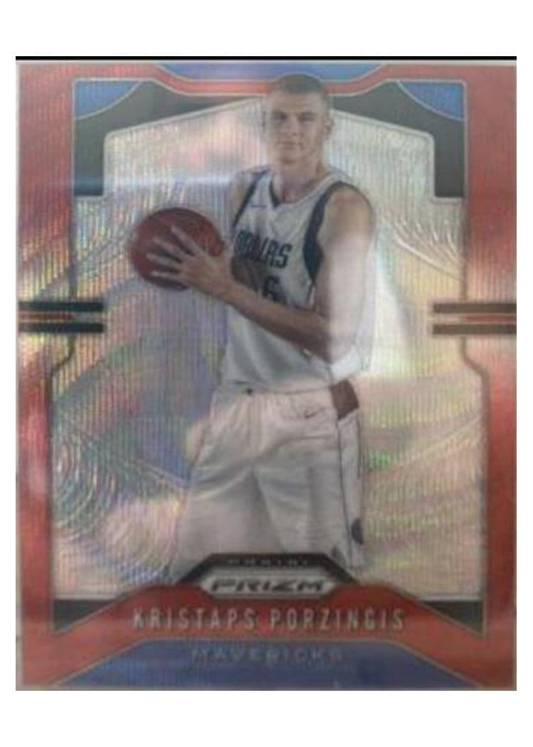 2019-20 Panini Prizm Base Set Kristaps Porzingis #76 card
