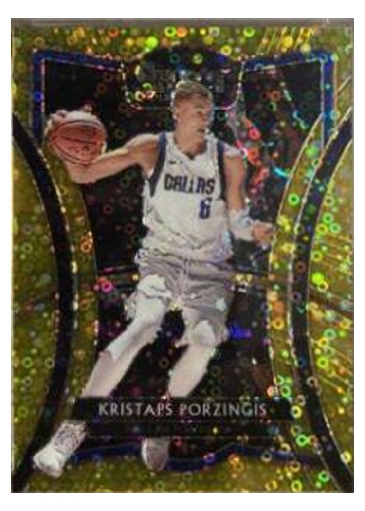 2019-20 Panini Select Base Set Kristaps Porzingis #123 card