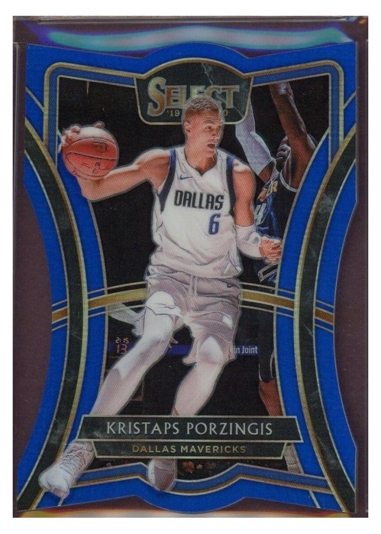 2019-20 Panini Select Base Set Kristaps Porzingis #123 card