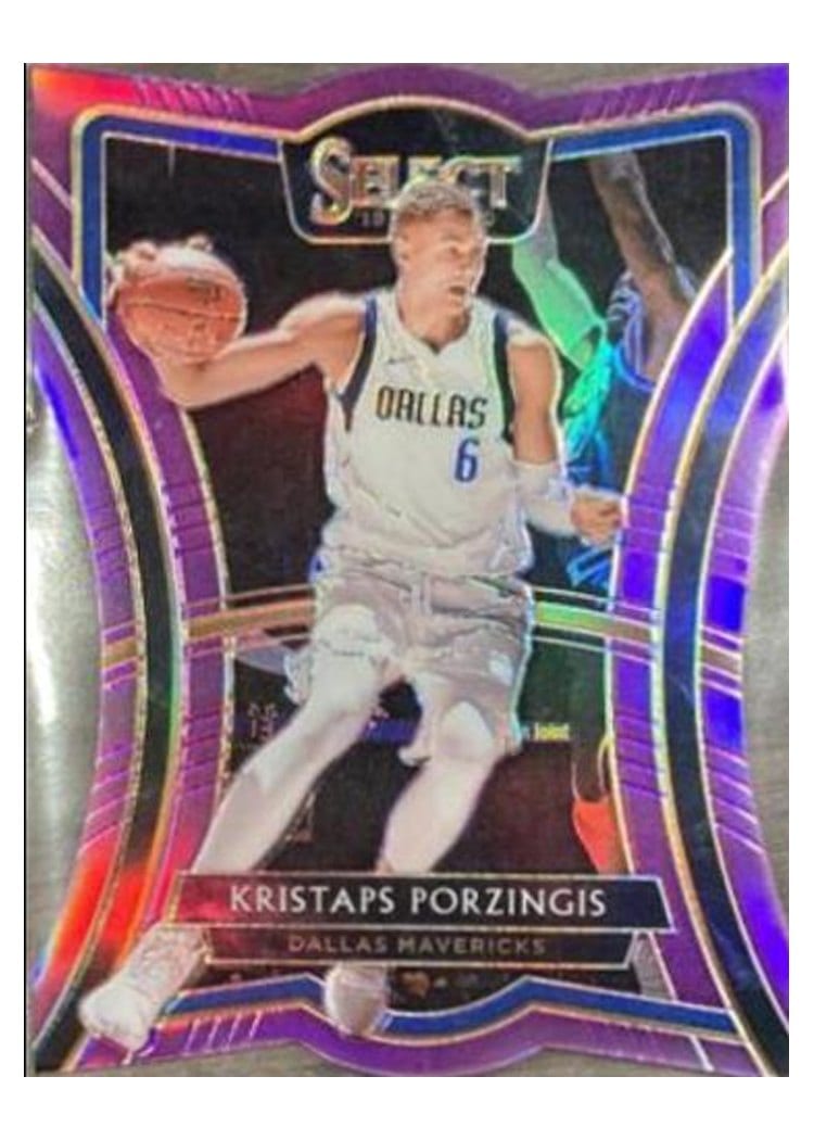 2019-20 Panini Select Base Set Kristaps Porzingis #123 card