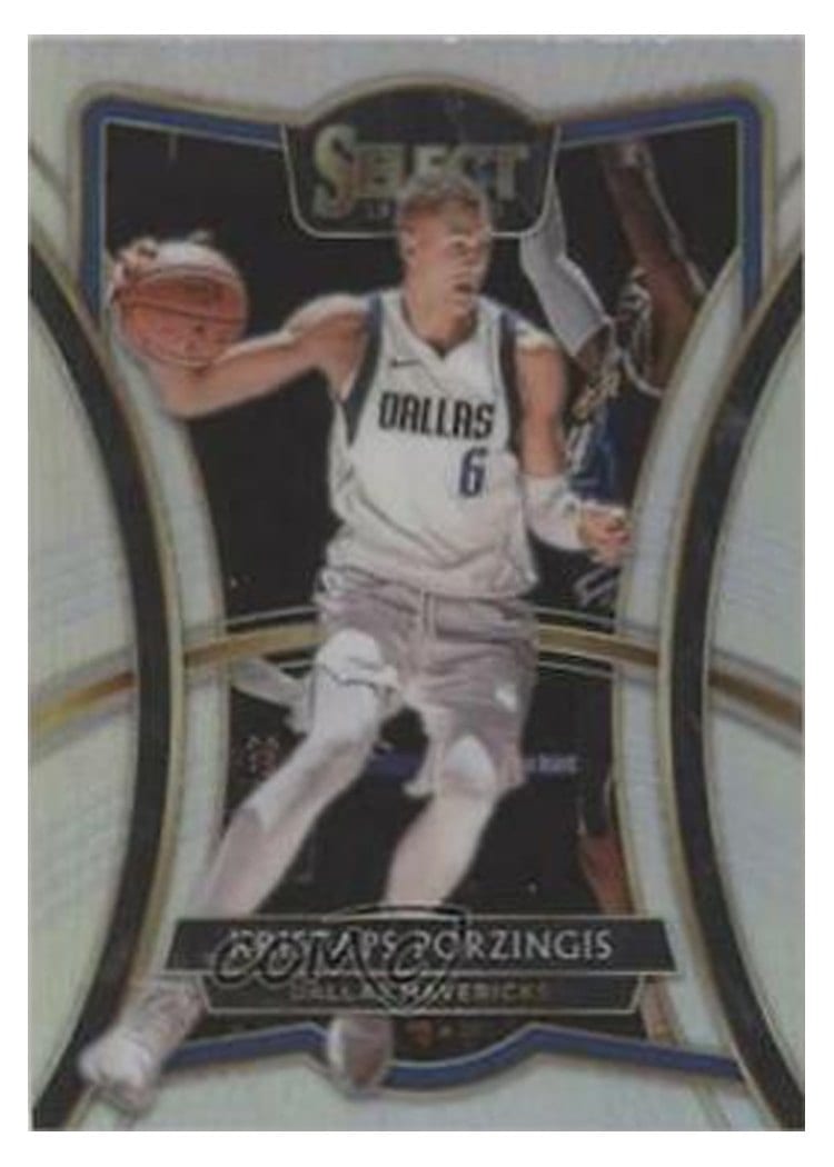 2019-20 Panini Select Base Set Kristaps Porzingis #123 card