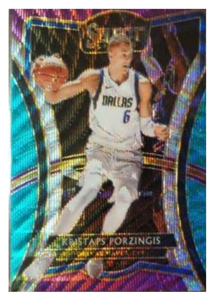 2019-20 Panini Select Base Set Kristaps Porzingis #123 card