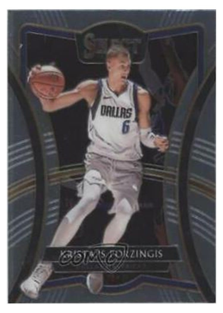 2019-20 Panini Select Base Set Kristaps Porzingis #123 card